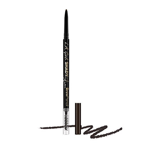 L.A. Girl Shady Slim Brow Pencil 3-Pack - Blackest Brown | Precision Eyebrow Definer Avelisse