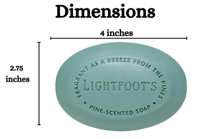 Lightfoot's Pure Pine Gentlemen's Athletic Soap - 5.8 oz