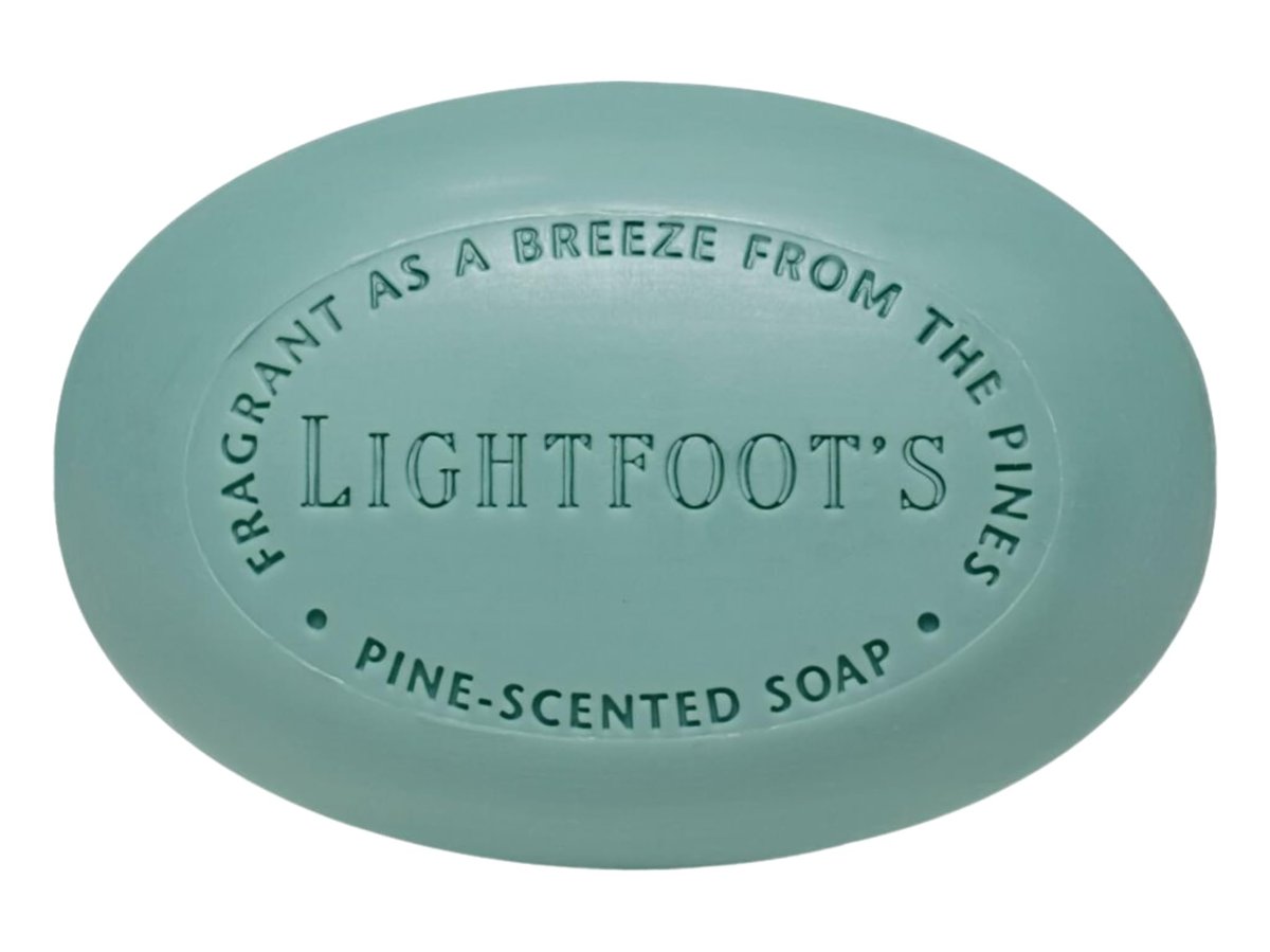 Lightfoot's Pure Pine Gentlemen's Athletic Soap - 5.8 oz - görsel 1