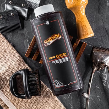 Suavecito Body Powder with Aloe Vera – Original Scent, 6 oz – Long Lasting Comfort, Chafing Protection & Moisture Control