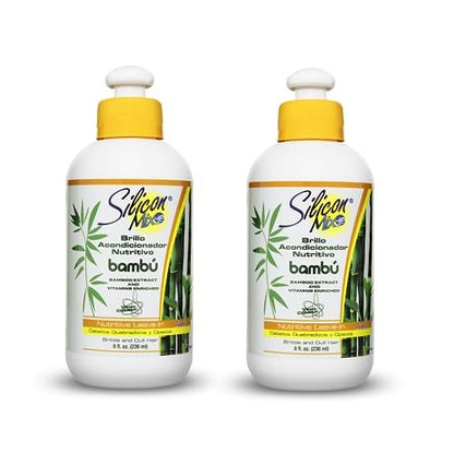 Silicon Mix Bambu Leave-In Conditioner 8 oz (Pack of 2) – Moisturizing & Detangling