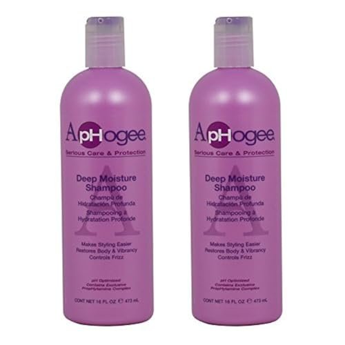 ApHogee Deep Moisture Shampoo 16oz (Pack of 2) - Hydrating & Restorative Formula - görsel 2