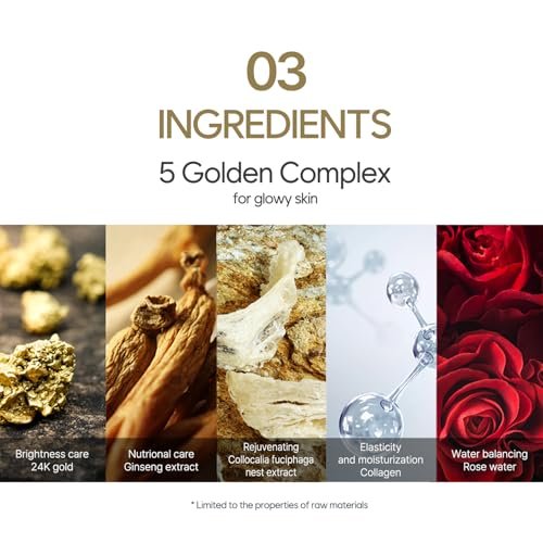 Petitfee Gold Hydrogel Eye Patch 60ea (30 Pairs) - 24K Gold Eye Mask for Moisturizing, Glowy Skin, Hydrating, Skin Elasticity, Youthful Complexion, Ginseng, Collagen - görsel 14