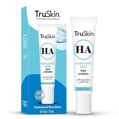 TruSkin Eye Cream – Hydrate, Brighten & Reduce Dark Circles & Puffiness with Hyaluronic Acid, Squalane & Green Tea Avelisse