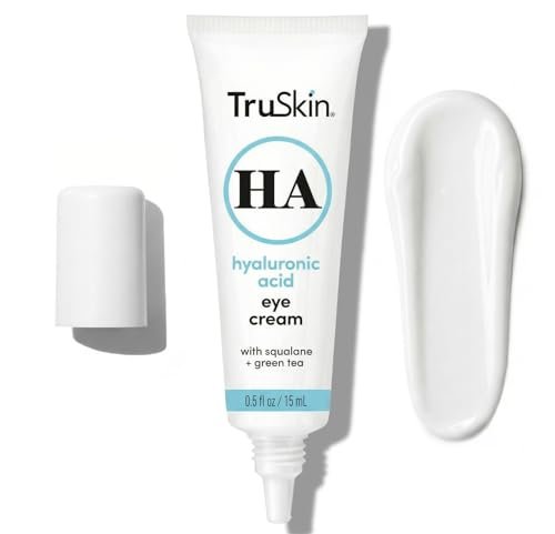TruSkin Eye Cream – Hydrate, Brighten & Reduce Dark Circles & Puffiness with Hyaluronic Acid, Squalane & Green Tea Avelisse