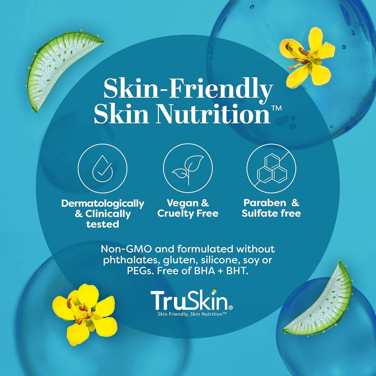 TruSkin Eye Cream – Hydrate, Brighten & Reduce Dark Circles & Puffiness with Hyaluronic Acid, Squalane & Green Tea Avelisse
