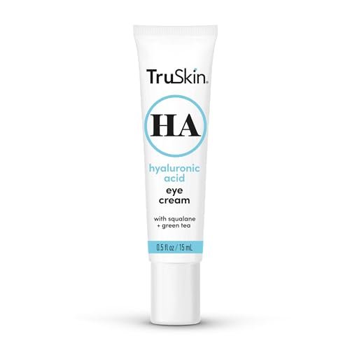 TruSkin Eye Cream – Hydrate, Brighten & Reduce Dark Circles & Puffiness with Hyaluronic Acid, Squalane & Green Tea Avelisse