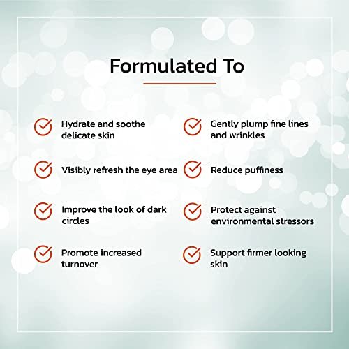 TruSkin Eye Cream – Hydrate, Brighten & Reduce Dark Circles & Puffiness with Hyaluronic Acid, Squalane & Green Tea Avelisse