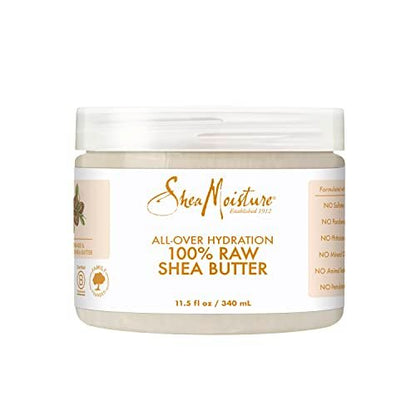 SheaMoisture All-Over Hydration Ultra-Healing Body Butter with 100% Raw Shea Butter for Dry Skin, 11.5 oz