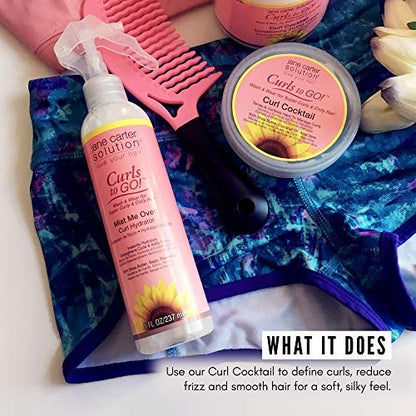 Jane Carter Solution Curls To Go Curl Cocktail - 12 oz Conditioner for Defined, Moisturized Curls