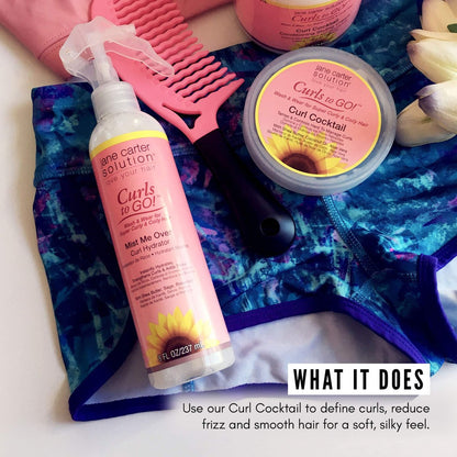Jane Carter Solution Curls To Go Curl Cocktail - 12 oz Conditioner for Defined, Moisturized Curls