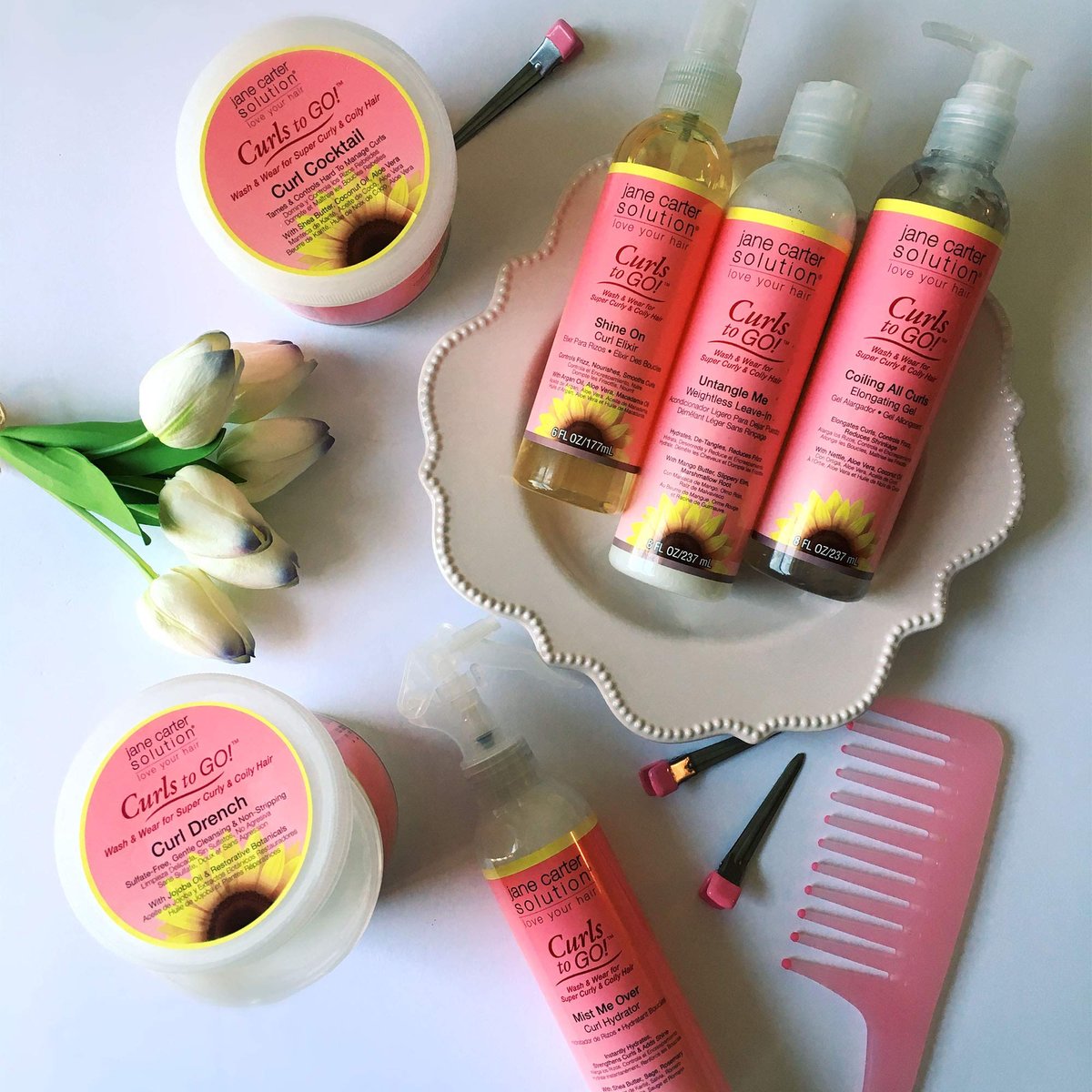 Jane Carter Solution Curls To Go Curl Cocktail - 12 oz Conditioner for Defined, Moisturized Curls - görsel 17