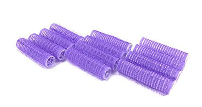 Mini Self Hair Grip Curlers Rollers – Pro Salon Hairdressing Tool (Plastic, Various Colors)