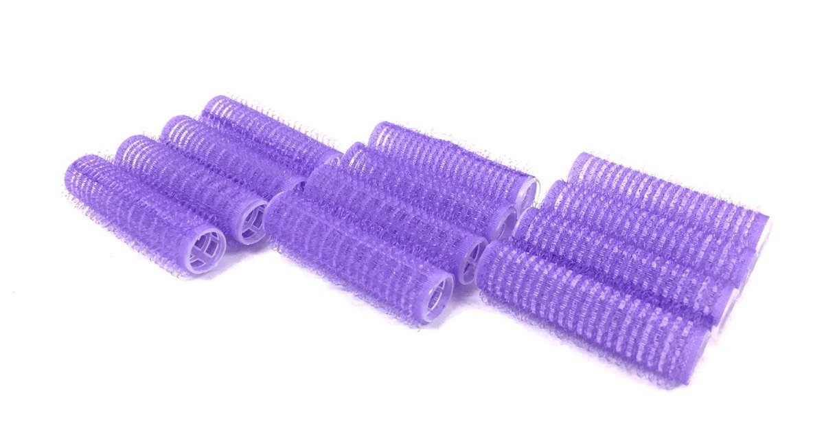 Mini Self Hair Grip Curlers Rollers – Pro Salon Hairdressing Tool (Plastic, Various Colors) - görsel 1