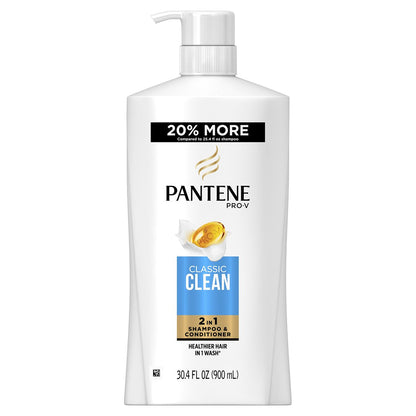 Pantene Pro-V Classic Clean 2-in-1 Shampoo & Conditioner, 30.4 fl oz Avelisse