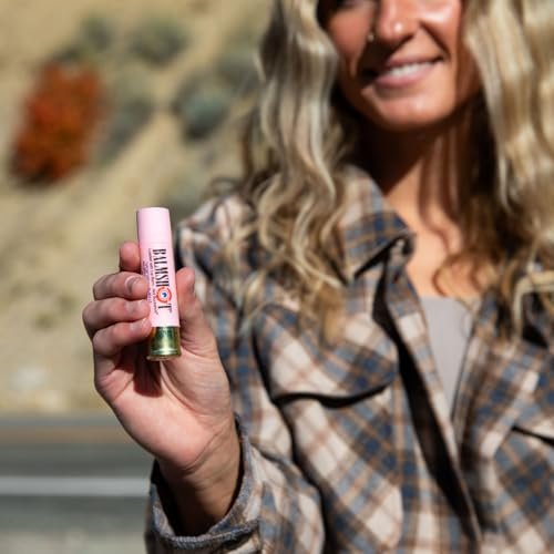 BALMSHOT Lip Balm Multipack - 4 SPF 15 Beeswax Chapsticks with Aloe & Vitamin E, PABA Free, Long Lasting Moisturizer - Made in USA Avelisse
