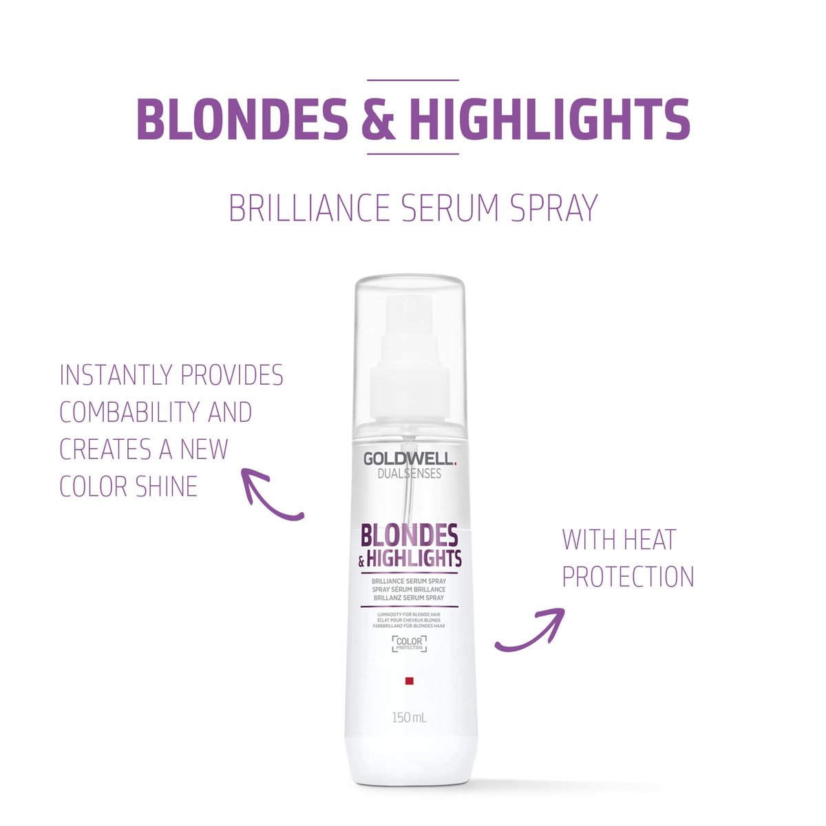 Goldwell Dualsenses Blondes & Highlights Brilliance Serum Spray 150mL Avelisse
