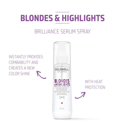 Goldwell Dualsenses Blondes & Highlights Brilliance Serum Spray 150mL Avelisse