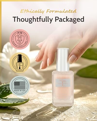 Karma Halal Certified Breathable Nail Polish - Truly Breathable, Cruelty Free & Vegan - Oxygen Permeable Wudu Friendly Top Coat (ANASTASIA) Avelisse