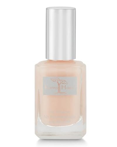 Karma Organic Deep Nutrition Nail Strengthener for Thin Nails and Growth - Non-Toxic Vegan Nail Hardener & Ridge Filler Base Coat (0.43 FL Oz) Avelisse