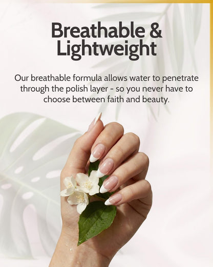 Karma Organic Deep Nutrition Nail Strengthener for Thin Nails and Growth - Non-Toxic Vegan Nail Hardener & Ridge Filler Base Coat (0.43 FL Oz) Avelisse