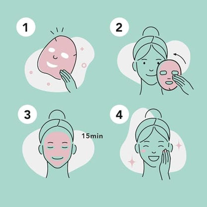 Celavi Essence Facial Face Mask Paper Sheet – Korea Skin Care Moisturizing 9 Pack (Mix of 9)