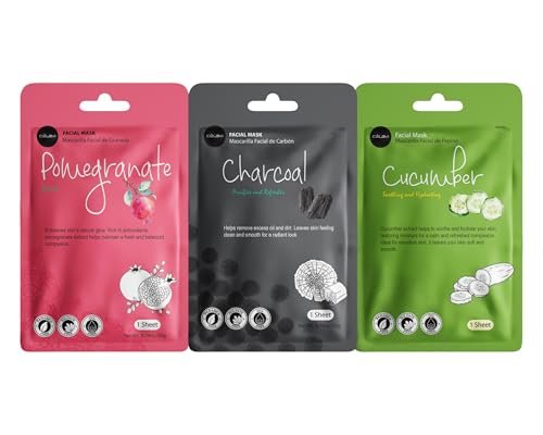 Celavi Essence Facial Face Mask Paper Sheet – Korea Skin Care Moisturizing 9 Pack (Mix of 9) - görsel 14