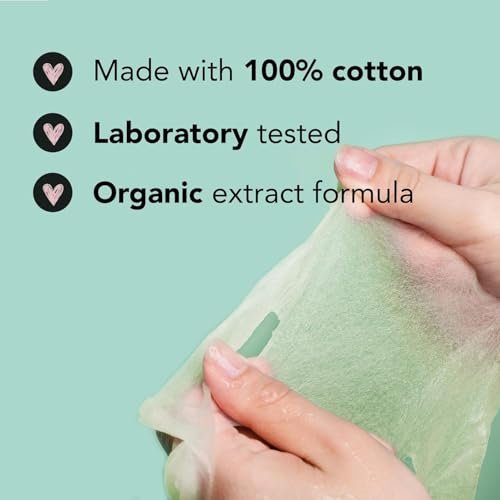 Celavi Essence Facial Face Mask Paper Sheet – Korea Skin Care Moisturizing 9 Pack (Mix of 9) - görsel 8