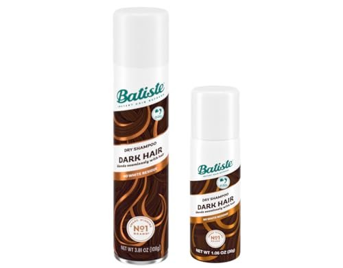 Batiste Dry Shampoo for Dark Hair - 3.81 oz + Mini 1.06 oz Avelisse