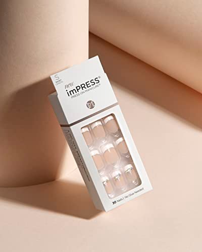 KISS imPRESS Press-On Manicure - Believe, Short Length Square, 30 Nails with PureFit Technology - görsel 10