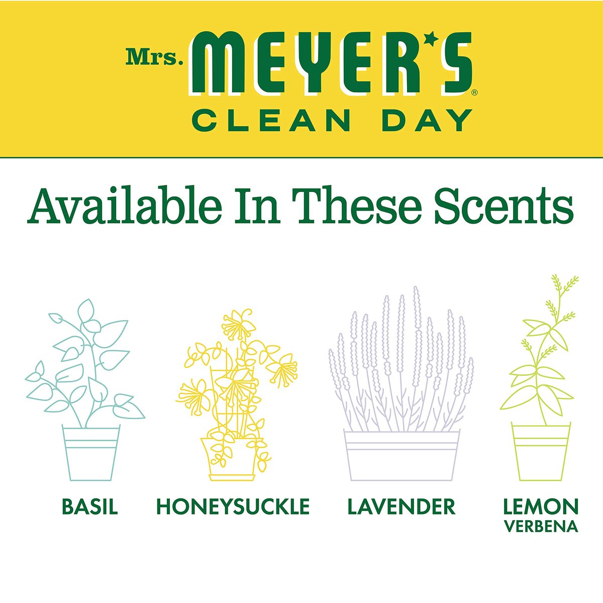 Mrs. Meyer's Clean Day Hand Lotion for Dry Hands, Non-Greasy Moisturizer with Essential Oils, Honeysuckle, 12 oz - görsel 11