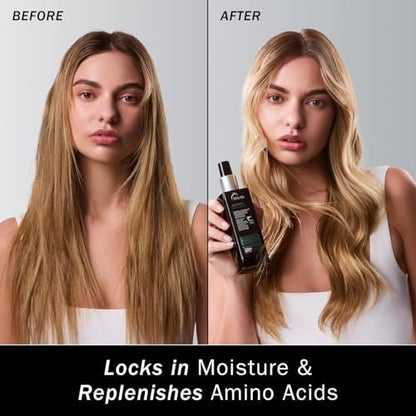 TRUSS Amino Heat Protection Spray for Hair - Anti Frizz Leave In Hair Spray - Infused with Essential Oils to Hydrate & Replenish Amino Acids - Color Safe Heat Protectant & Detangler (7.61 oz) Avelisse