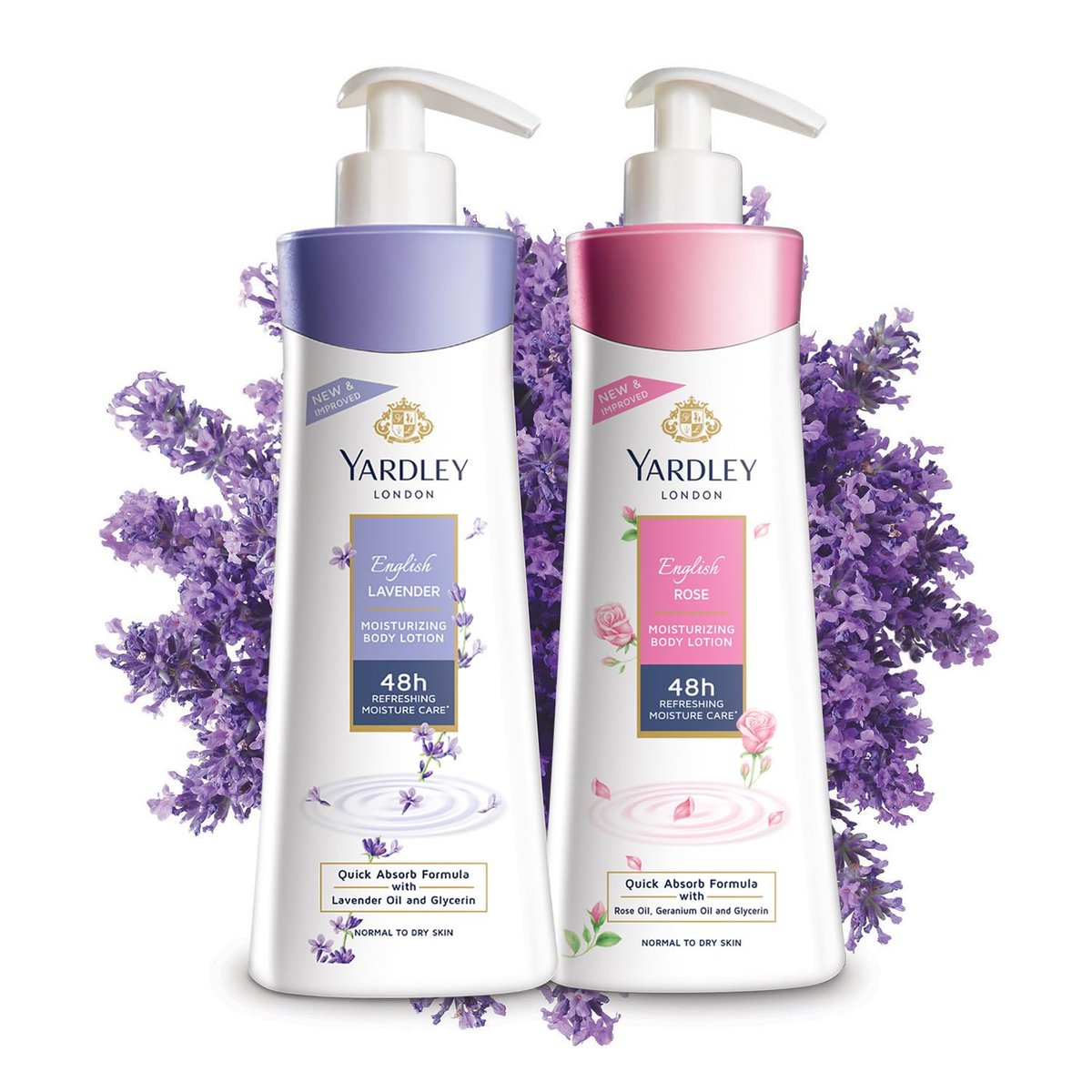 YARDLEY LONDON English Lavender Hand & Body Lotion for Women, 400ml - Nourishing Moisturizer for Dry Skin - görsel 15