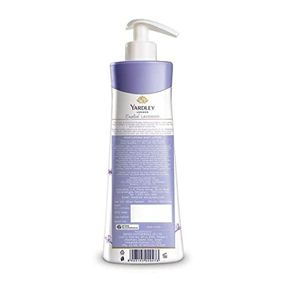 YARDLEY LONDON English Lavender Hand & Body Lotion for Women, 400ml - Nourishing Moisturizer for Dry Skin