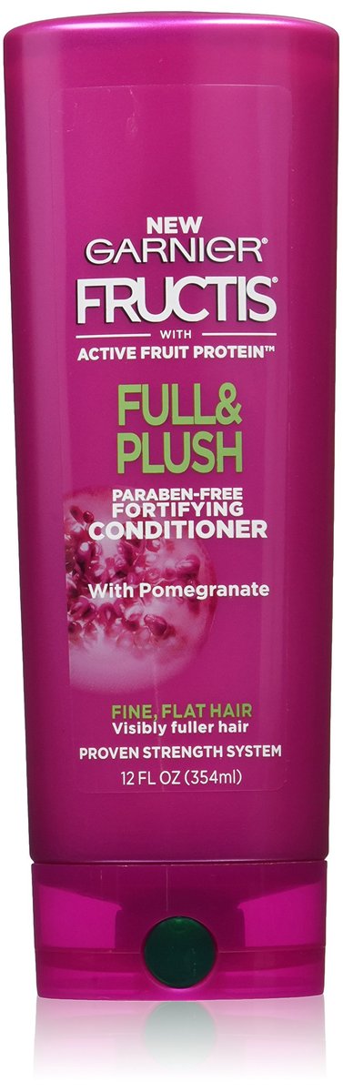 Garnier Fructis Full & Plush Conditioner for Fine Hair, 12 Fl Oz Avelisse