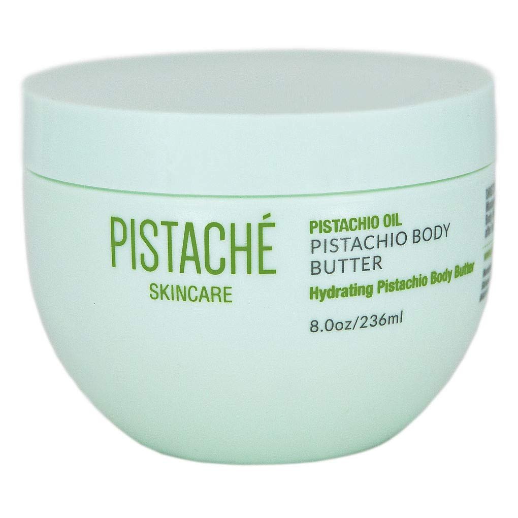 Pistaché Skincare Pistachio Oil Whipped Body Butter Cream – Rich Moisturizer for Dry Skin with Vitamin E & Antioxidant Protection, 8 oz Avelisse