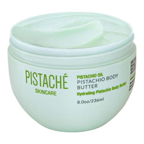 Pistaché Skincare Pistachio Oil Whipped Body Butter Cream – Rich Moisturizer for Dry Skin with Vitamin E & Antioxidant Protection, 8 oz Avelisse