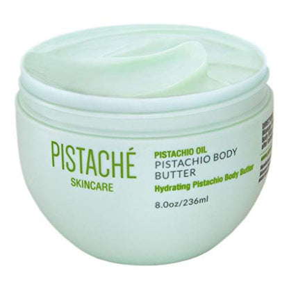 Pistaché Skincare Pistachio Oil Whipped Body Butter Cream – Rich Moisturizer for Dry Skin with Vitamin E & Antioxidant Protection, 8 oz Avelisse