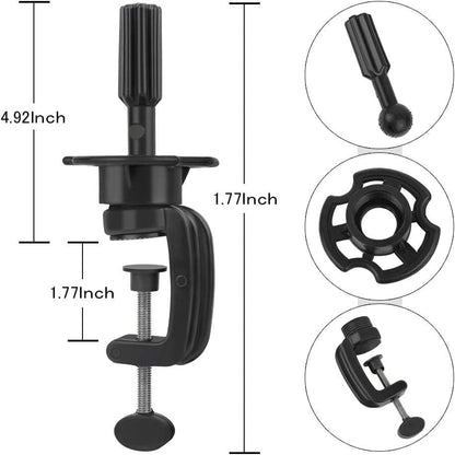 Teenitor Wig Mannequin Head Stand, 2 Pack Cosmetology Manikin Stand - Black Wig Stand Holder for Styling and Display