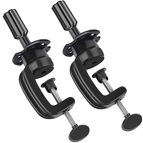 Teenitor Wig Mannequin Head Stand, 2 Pack Cosmetology Manikin Stand - Black Wig Stand Holder for Styling and Display - görsel 2