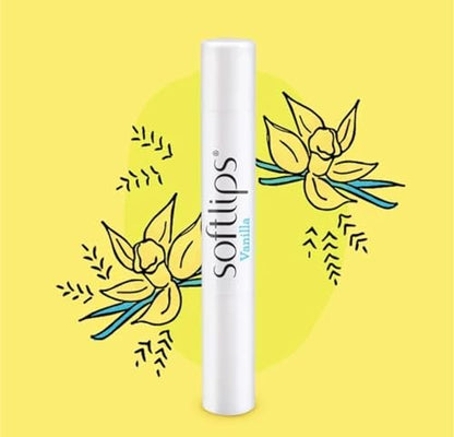 Softlips Lip Balm Protectant SPF 20, Vanilla (Pack of 12 Sticks)