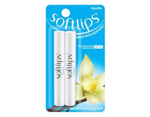 Softlips Lip Balm Protectant SPF 20, Vanilla (Pack of 12 Sticks) - görsel 6