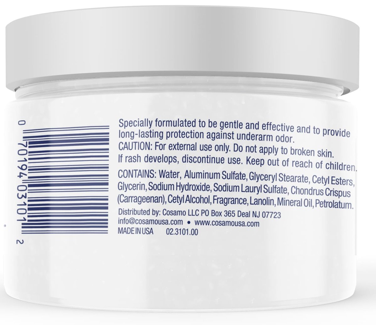 Tussy Cream Deodorant Original Fresh Spice 1.7 oz – Long-Lasting Odor Protection, Smooth Cream Formula, Gentle Underarm Care for Men & Women Avelisse