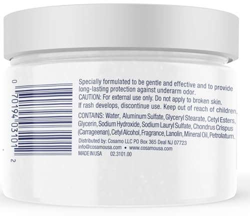 Tussy Cream Deodorant Original Fresh Spice 1.7 oz – Long-Lasting Odor Protection, Smooth Cream Formula, Gentle Underarm Care for Men & Women Avelisse
