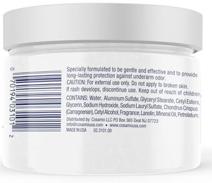 Tussy Cream Deodorant Original Fresh Spice 1.7 oz – Long-Lasting Odor Protection, Smooth Cream Formula, Gentle Underarm Care for Men & Women Avelisse