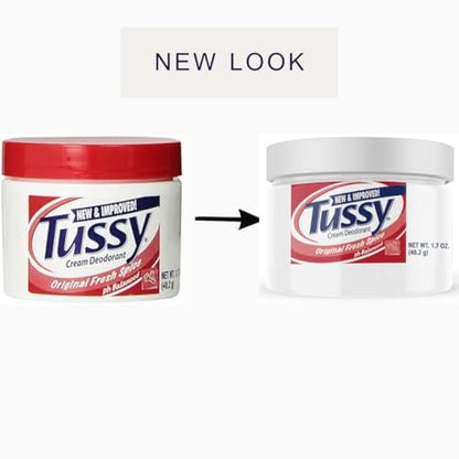 Tussy Deodorant Cream, 1.7 oz (Pack of 6) - Long-Lasting Odor Protection Avelisse