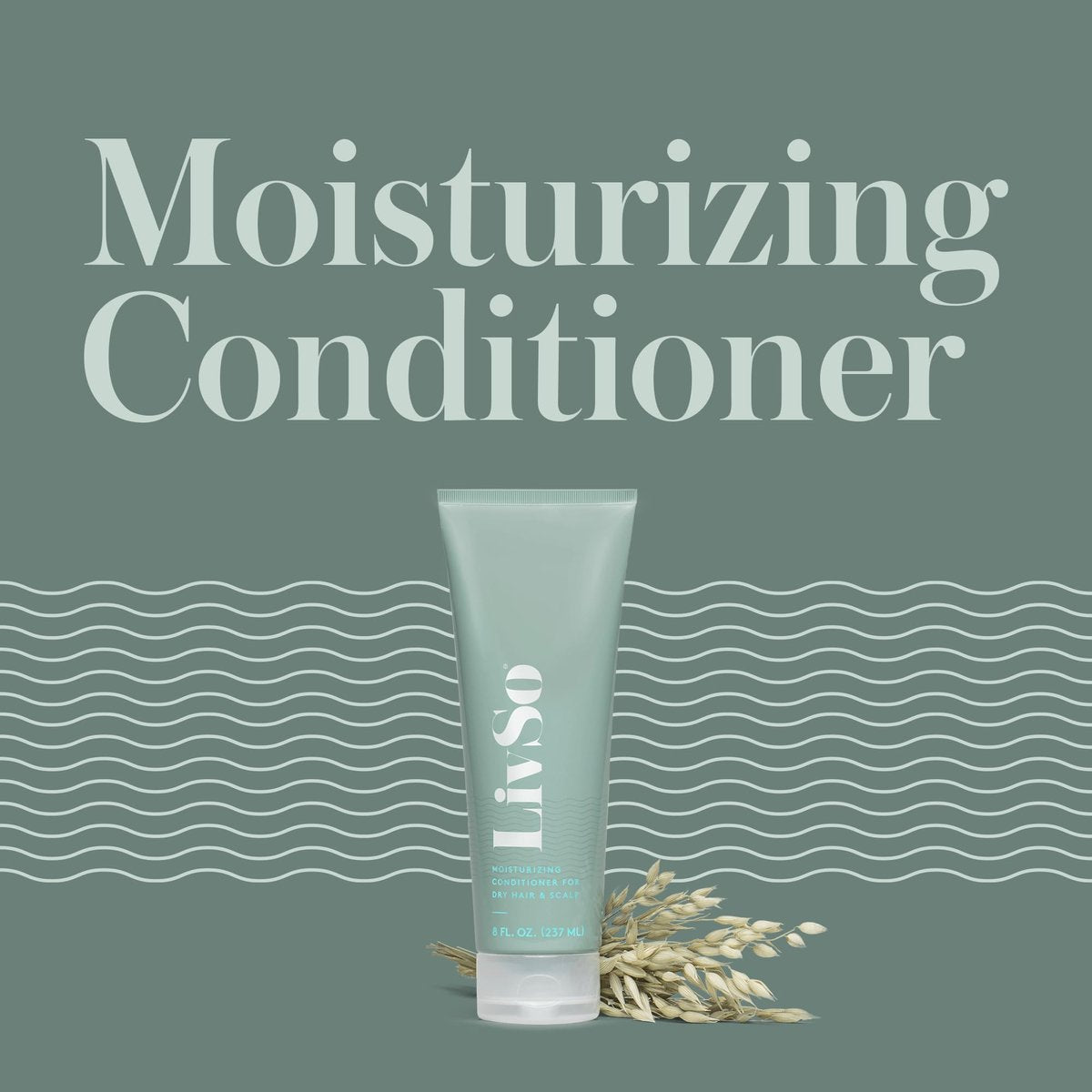 LivSo Moisturizing Scalp Conditioner - Hydrating Hair & Scalp Care - Naturally Derived - 8 fl oz Avelisse