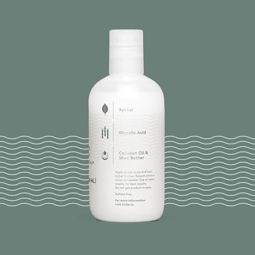 LivSo Moisturizing Scalp Shampoo - 8.5 Fl Oz - Naturally Derived Formula for Dry Hair & Scalp Avelisse