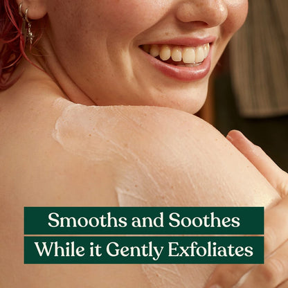 The Body Shop Almond Milk Gentle Exfoliating Cream Body Scrub – Soothing Exfoliation for Sensitive Skin – Vegan – 8.6 oz