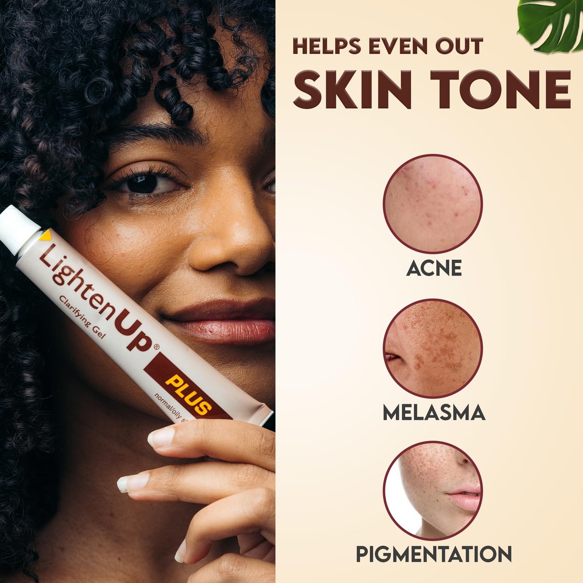 Lighten-Up Plus Clarifying Gel - Brightening Cream for Knuckles, Elbows, Hands, Armpits with Alpha Arbutin & Tamarind Extract - 1 fl oz / 30 ml Avelisse